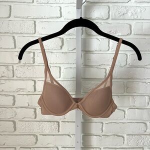 ThirdLove Nude Plunge Bra – 32B – Smooth Contour Underwire